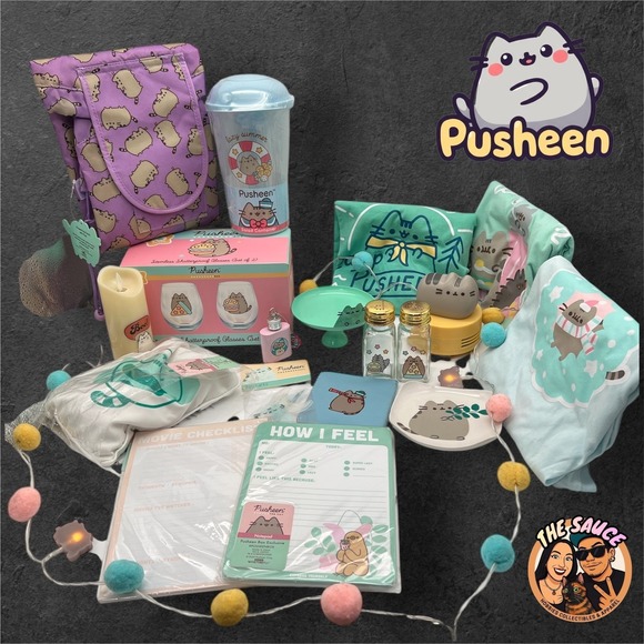 Pusheen Other - Pusheen Exclusive Box Lot Bundle New Limited Edition Collectibles 3 Shirts S